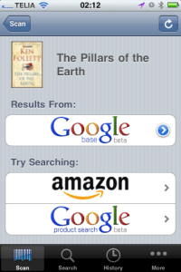Bakodo Resultlisting Bakodo iPhone App, result list
